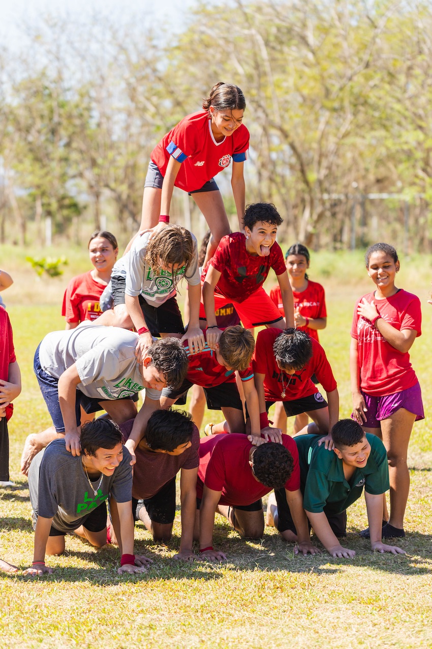 Outdoor activities at La Paz school